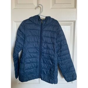 Kids Amazon Basics Navy Blue Puffer Jacket Size Medium